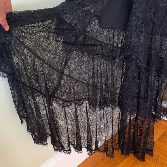 Elegant Black Lace Dress - Picture 6 of 10